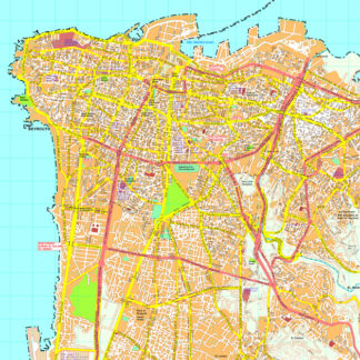 Beirut map