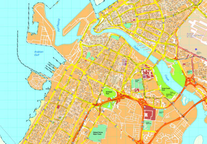 Dubai map