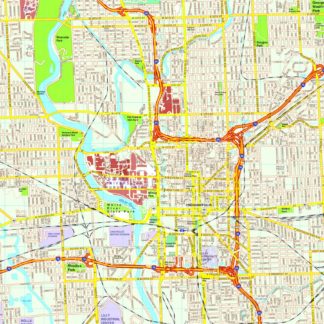 Indianapolis map