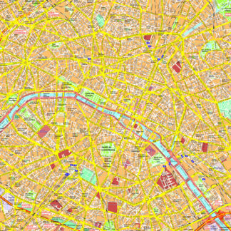 Paris map