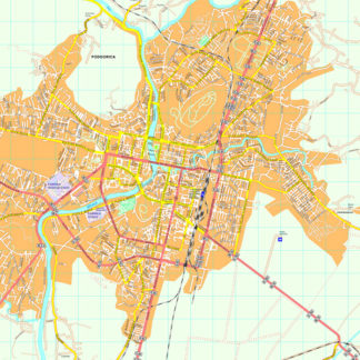 Podgorica map