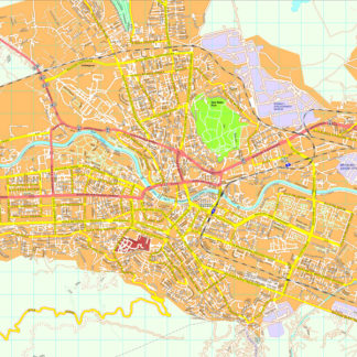 Skopje map