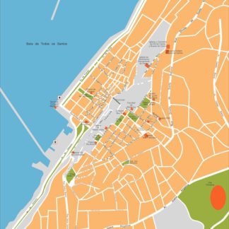 salvador bahia vector map